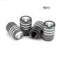 Skull Design Long Tooth Tire Valve Caps